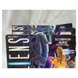 Vintage Action Figure cardboard back packaging. Lot of 7.