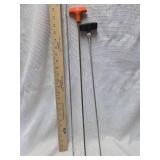 Lot of 3 rifle cleaning shafts