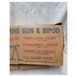 1950s U.S. Marine Combat Outfit Toy Set by De Luxe Premium