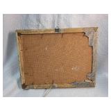 Greek Columns Watercolor in Gold Frame