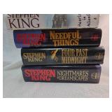Stephen King Hardcover Book Collection - 5 Titles