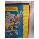 Jaemar Electric Map of the United States Educational Set