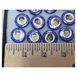BLUE 1960s MLB Baseball Pin Collection