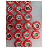 RED 1950s MLB Player Pin Collection