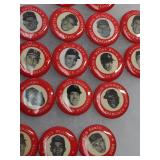 RED 1950s MLB Player Pin Collection