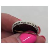 1967 I Love Peter Monkees Fan Pin