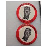 1968 Atlanta Braves 500 Home Run Night Commemorative Pin