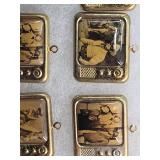 Antique TV Show Miniature Television Charm Set