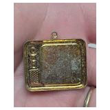 Antique TV Show Miniature Television Charm Set
