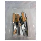 Wood Handle Chisel and File Set