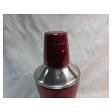 Red Metallic Cocktail Shaker