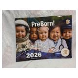 PreBorn 2026 Wall Calendar - 20th Anniversary Edition