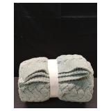 Chunky Chenille Throw Soft Green - Threshold - Retail: $34
