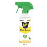 Raid Essentials Multi-Insect Killer Spray, Child and Pet Safe, for Indoor Use, Lemongrass Scent, 12 fl oz