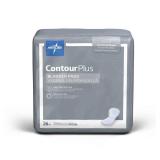 Medline ContourPlus Bladder Control Pads, Ultimate Absorbency, 8 x 17 Inches, Bag of 28