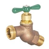 Eastman Heavy-Pattern Male No-Kink Hose Bibb Valve, 1/2 Inch MIP Connection, Brass Plumbing Fitting, 48626
