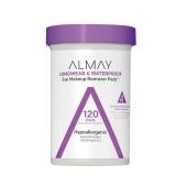 Almay Makeup Remover Pads, Longwear & Waterproof, Hypoallergenic, Fragrance-Free, Dermatologist & Ophthalmologist Tested, 120 count