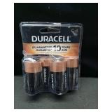 Duracell Coppertop C Batteries, 4 Count Pack, C Battery with Long-lasting Power, All-Purpose Alkaline C Battery for Household and Office Devices
