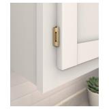 Amerock BPR8701CZ | Cabinet Hinge | 1/4 in (6 mm) Overlay Double Demountable | Champagne Bronze | Kitchen Cabinet Door Hinge | 1 Pair/2 Pack | Functional Hardware