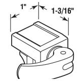 Prime-Line U 9809 Sliding Window Lock for Vinyl Windows Easy Installation to Keep Windows Securely Closed Diecast Construction, White (2 Pack)