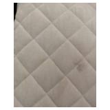 King Luxe Diamond Stitch Velvet Quilt Light Gray - Threshold OEKO-TEX Certified, Polyester Fill, Machine Washable - Retail: $79