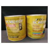 PC Products PC-Woody Wood Repair Epoxy Paste, Two-Part 96 oz in Two Cans, Tan 128336 - Retail: $87