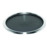 Service Ideas TR1614RI Tray with Removable Insert, 14\" Round, Stainless Steel - Retail: $51