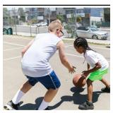 Youth Boys Compression Sleeveless Shirt Undershirts Workout Base Layer Vest Quick Dry Soccer Shirts (US, Alpha, Large, Regular, Red)