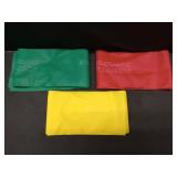 TheraBand Resistance Bands Set, Professional Non-Latex Elastic Band For Upper & Lower Body Exercise, Strength Training without Weights, Physical Therapy, Pilates, Rehab, Yellow & Red & Gre