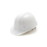 Pyramex Safety White Cap Style 6 Point Snap Lock Suspension Hard Hat