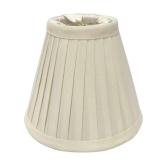 Royal Designs, Inc. CS-841EG Pleated Empire Chandelier Shade, 3 x 6 x 5, Eggshell