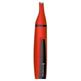 Remington ND3150CDN Pocket Size Battery Operated Travel Nose Ear Trimmer, Red