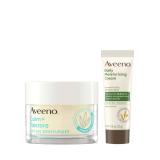 Aveeno Sensitive Skin Moisturizer Bundle, Calm + Restore Oat Gel Facial Moisturizer, 1.7 oz, & Trial Size Daily Moisturizing Cream + Prebiotic Oat, 0.5 oz, Fragrance-Free, Two Items
