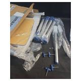 Loyoda FSA/HSA Eligible Heavy Duty Shower Stool 500lb with Reinforced Crossing Bar, Height Adjustable Padded Shower Chair for Inside Shower, Tool Free Assembly Shower Seats for Adults - Retail: $46