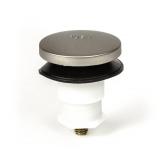 Toe Touch (Tip Toe, Foot Actuated) Bath Tub/Bathtub Drain Stopper Includes 3/8\" and 5/16\" Fittings Brushed Nickel
