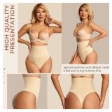 Dulchany Thong Shapewear Tummy Control Underwear 554 Beige