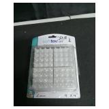 SoftTouch 4  Square Anti-Dent Carpet Protector - Clear (2 Pack) - Retail: $40