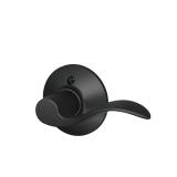 Schlage F170 ACC 622 RH Right Handed Accent Door Lever, One Sided Non-Turning Dummy Door Handle, Matte Black