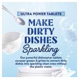 Cleancult Ultra Power Dishwasher Detergent Pods for Sparkling Streak-Free Shine, All-In-One, No Plastic Waste, 32 Count
