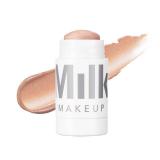 Milk Makeup Highlighter Cream Highlighter Stick for Face + Body with Radiant, Shimmery Glow Buildable, Blendable, Vegan Formula for All Skin Types Lit (Champagne), 0.21 oz