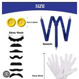 Super Mario Bros Plumber Costume Accessories Set