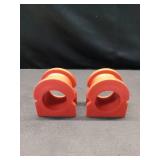 Front Sway Bar Stabilizer Bushings - Red Polyurethane