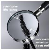 e.l.f. Incredi-Curl Mascara, Volumizing Mascara For A Bold, Lasting, Lifted Curl, Smudge-Resistant Formula, Vegan & Cruelty-Free, Dark Brown