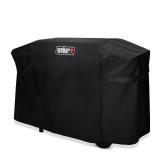 Weber Premium 28 Inch Griddle Cover, 3" Burner Weather Resistant Grill Cover, Black - Retail: $80