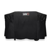 Weber Premium 28 Inch Griddle Cover, 3" Burner Weather Resistant Grill Cover, Black - Retail: $80