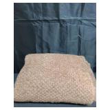 50\"x60\" Tonal Woven Boucle Throw Blanket Tan - Threshold designed with Studio McGee - Retail: $35