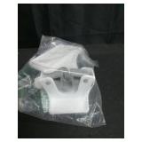 Command Broom and Mop Grippers, 2 Hangers and 4 Strips, Damage-Free Hanging Wall Mount and Mop Holder, Household Cleaning Organizer for Christmas Decorations, Holds up to 4 lb,Plastic