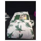 Hallmark Queen Flannel Greenery Print Quilt Set - Retail: $70
