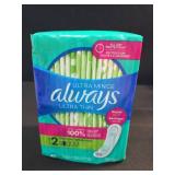 Always Ultra Thin Pads Size 2 Super Long Absorbency Unscented Without Wings - 40ct - Retail: $81