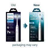 Philips Sonicare 4100 Series Electric Toothbrush - Sonic Toothbrush with Advanced Sonic Technology, Pressure Sensor, Two Intensity Settings, Smartimer & Quadpacer, White, Model HX3681/23 - Retail: $49